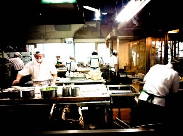 one of the breakfast place that was made famous by media.  line up was 30mins to get the food