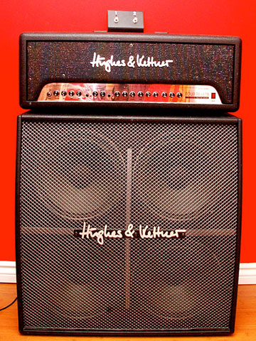 hughes & kettner attax 100 tour reverb guitar head + vortex 412 cab